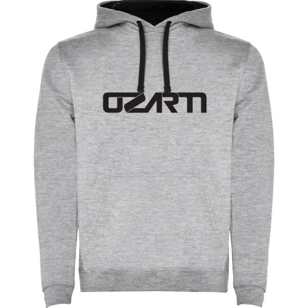 Sweat à capuche Urban Street Sport gris chiné